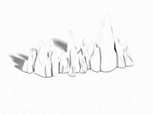 ice chamber - stone material -02 Modèle 3D