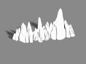 ice chamber - stone material -02 Modèle 3D