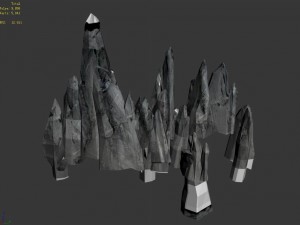 ice chamber - stone material -02 Modèle 3D