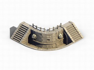river yang city - pawn shop pool refinement Modello 3D