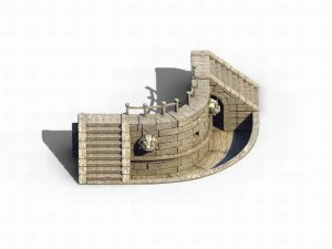 river yang city - pawn shop pool refinement 3D Model