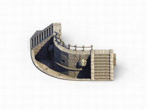 river yang city - pawn shop pool refinement Modello 3D