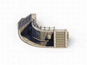 river yang city - pawn shop pool refinement 3D Model