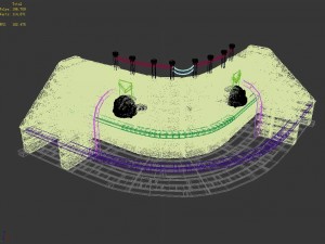 river yang city - pawn shop pool refinement Modello 3D