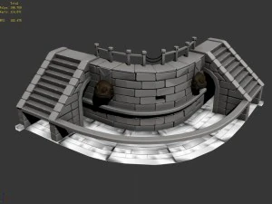 river yang city - pawn shop pool refinement 3D Model