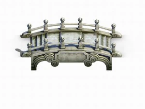river yang city - bridge -01 3D Model
