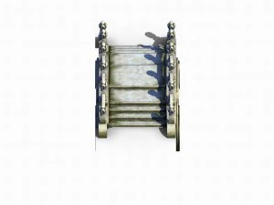 river yang city - bridge -01 3D Model