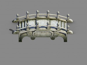 river yang city - bridge -01 3D Модель