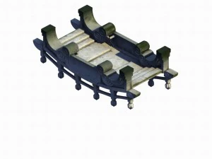 river yang city - bridge -01 3D Model