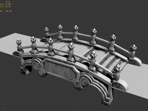river yang city - bridge -01 3D Model