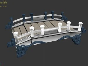 river yang city - bridge -05 3D Model
