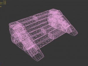 blacksmith shop - stone ladder 01 3D 模型