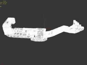 blacksmith shop - stone ladder 02 3D Model