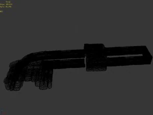 blacksmith shop - stone ladder 03 3D Model
