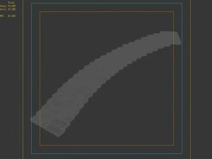 heyang suburbs - stairs - stone staircase 02 3D Model