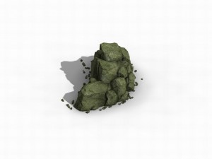 heyang outskirts - tu shan stone 02 3D Model