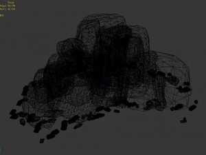 heyang outskirts - tu shan stone 02 3D Model