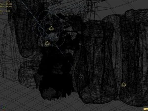 heihe area broken relief 01 color 3D Model
