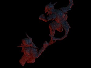 fox mountain secret cave - rock platform kid 3D Model