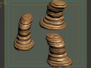 desert - mountain - wind stone 01 3D 모델