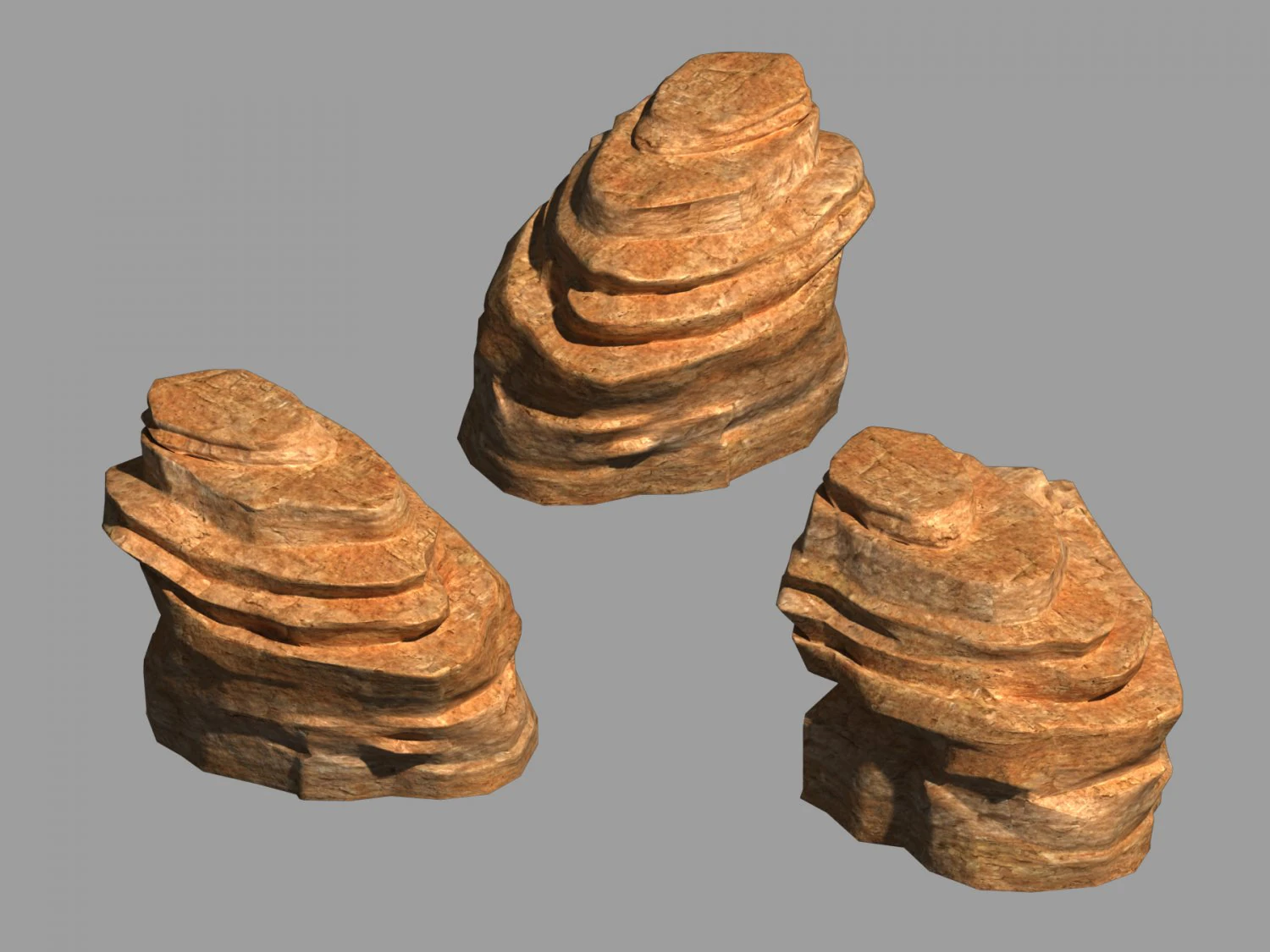 desert - mountain - wind stone 02 3D Model .c4d .max .obj .3ds .fbx .stl .blend