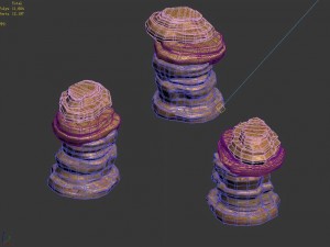 desert - mountain - wind stone 04 3D 모델
