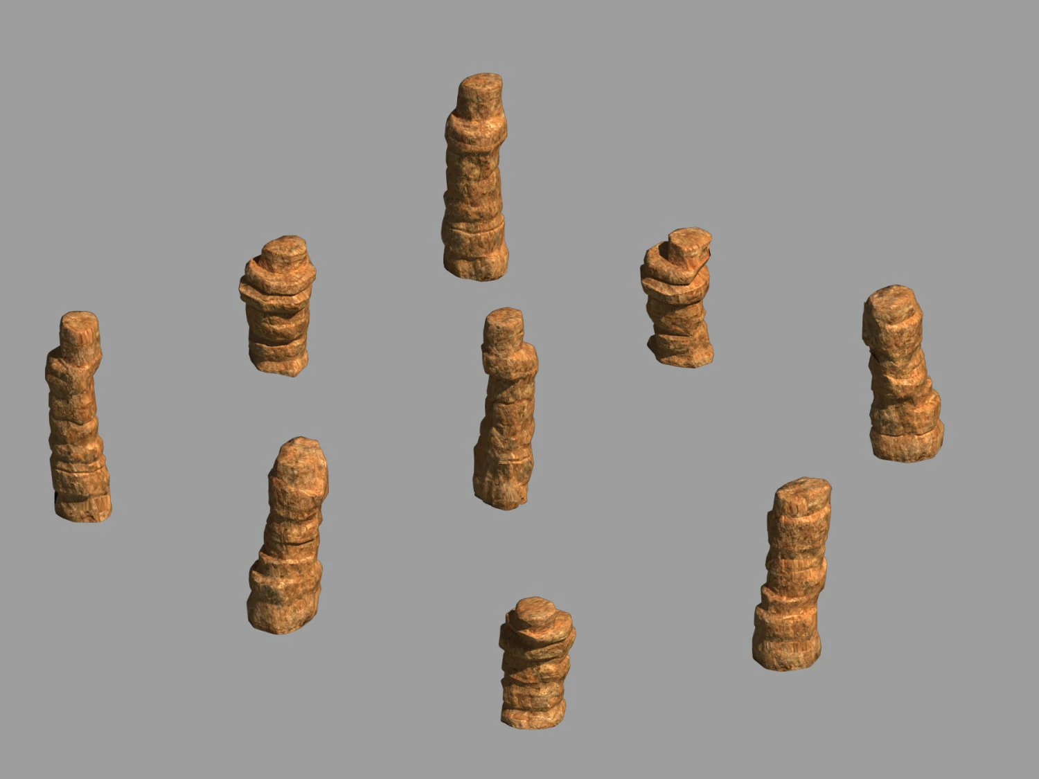 desert - mountain - wind stone 06 3D Model .c4d .max .obj .3ds .fbx .stl .blend 