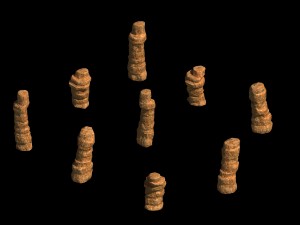 desert - mountain - wind stone 06 Modelo 3D