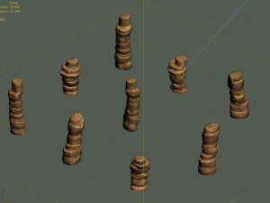desert - mountain - wind stone 06 Modelo 3D