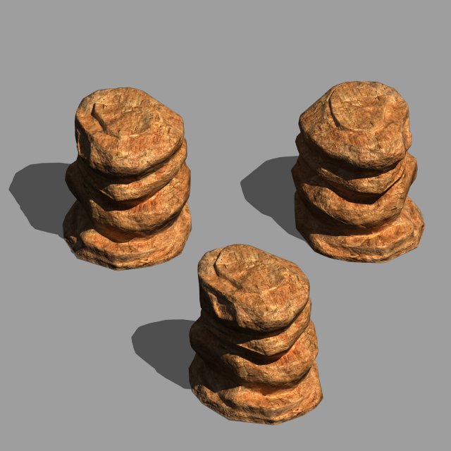 desert - mountain - wind stone 07 3D मॉडल .c4d .max .obj .3ds .fbx .stl .blend 