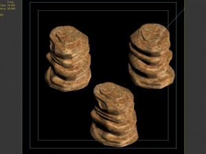 desert - mountain - wind stone 07 3D मॉडल