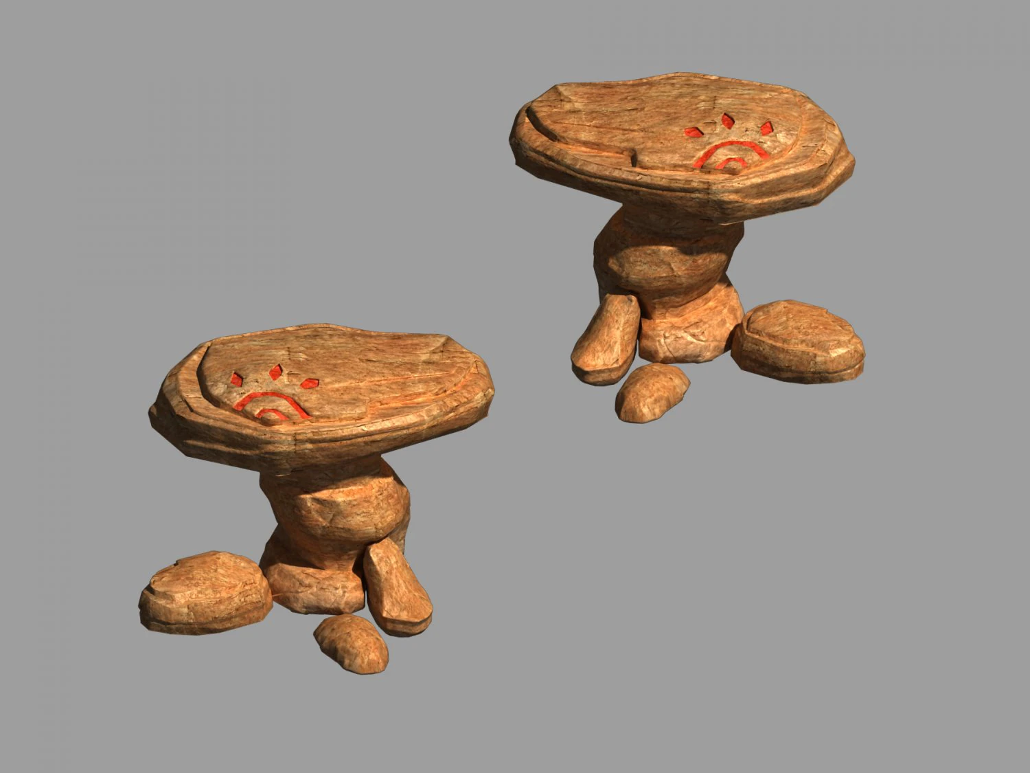 desert - mountain - wind stone 10 3D Model .c4d .max .obj .3ds .fbx .stl .blend 
