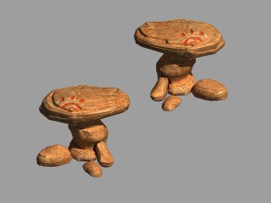 desert - mountain - wind stone 10 3D Модель