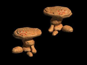 desert - mountain - wind stone 10 3D Model