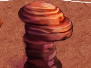 desert - mountain - wind stone 11 3D Модель