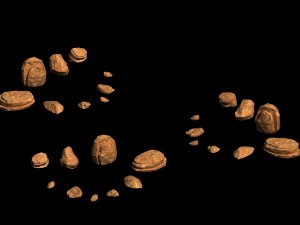 desert - mountain - wind stone 13 Modelo 3D