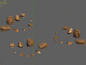 desert - mountain - wind stone 13 Modelo 3D