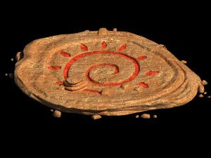 desert - mountain - wind stone 15 3D Model