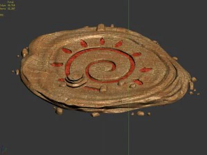 desert - mountain - wind stone 15 3D Model