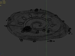 desert - mountain - wind stone 15 3D Model