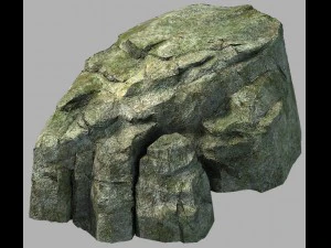 황과수 폭포 - 큰 바위 01 3D 모델