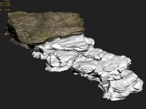 huangguoshu falls - stone steps 02 3D मॉडल