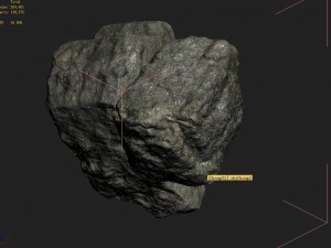 huangguoshu waterfall - stone 02 3D Model