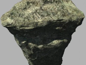 водоспад хуангуошу - камінь 04 3D Модель