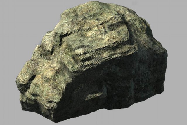 huangguoshu waterfall - stone 01 Model 3D .c4d .max .obj .3ds .fbx .stl .blend