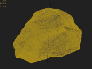 huangguoshu waterfall - stone 01 Model 3D
