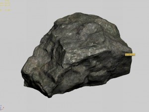 huangguoshu waterfall - stone 01 Model 3D