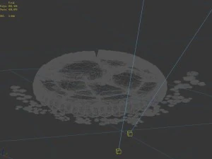 kasyapa buddha - lotus seat 02 3D Model