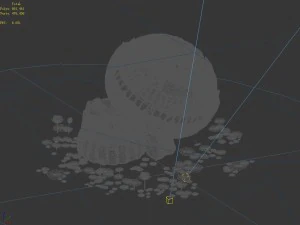 kasyapa buddha - lotus block 03 3D Model