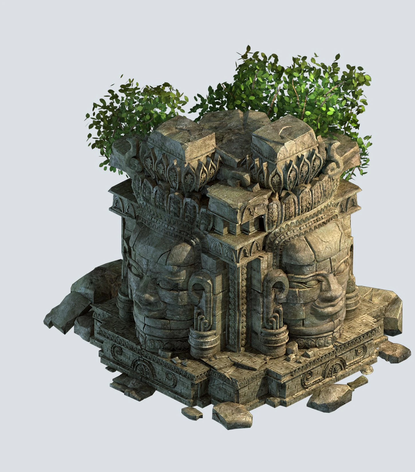 kasyapa buddha - buddha statues 01 3D Model .c4d .max .obj .3ds .fbx .stl .blend 